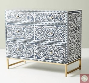 Handmade Bone Inlay Antique Home Decor Sideboard Furniture 