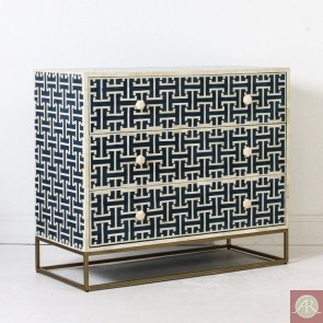 Bone Inlay Handmade Antique Home Decor Furniture Sideboard