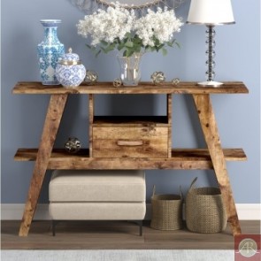 Rustic Solid Wooden Handmade Healdton 47" Console Table Furniture