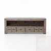 Rustic Solid Wooden Handmade TV Unit / Media Console Furniture