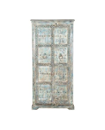 Handmade Healdsburg Farmhouse Solid Wood Large Wardrobe Almirah With Drawers Furniture