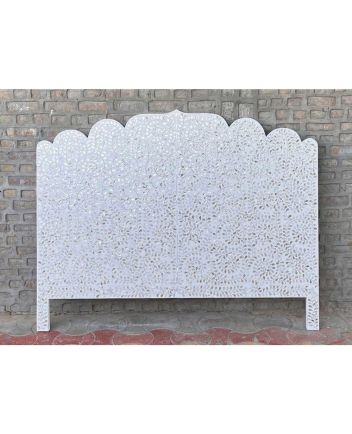 Handmade Mother Of Pearl Bed & Headboard Furniture