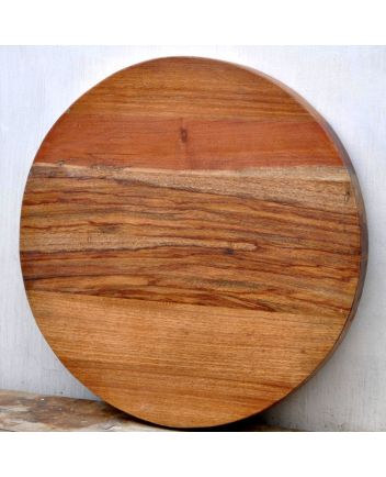 Handmade Rustic Solid Wooden Round Table Top Furniture