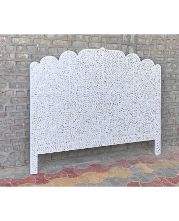 Handmade Mother Of Pearl Bed & Headboard Furniture