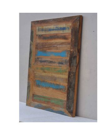 Handmade Rustic Solid Wooden Rectengle Table Top Furniture