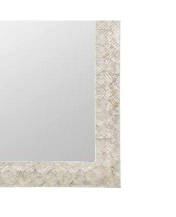 Handmade Mother of Pearl Modern Pattern Mirror Frame