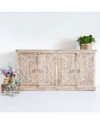 Handmade Wooden Carved sideboard