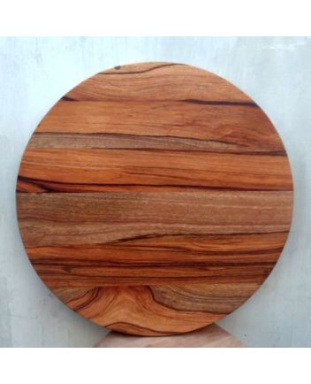 Handmade Rustic Solid Wooden Round Table Top Furniture