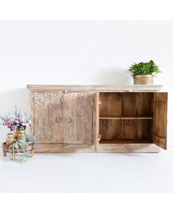 Handmade Wooden Carved sideboard