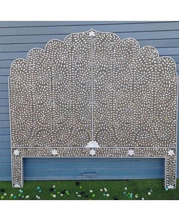 Handmade Mother Of Pearl Bed & Headboard Furniture