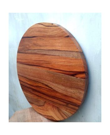 Handmade Rustic Solid Wooden Round Table Top Furniture