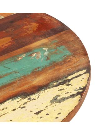 Handmade Rustic Solid Wooden Round Table Top Furniture
