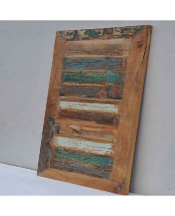 Handmade Rustic Solid Wooden Rectengle Table Top Furniture