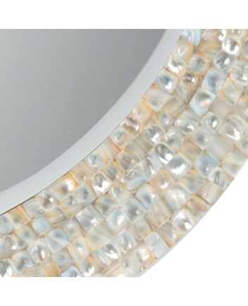 Handmade Mother of Pearl Modern Pattern Mirror Frame
