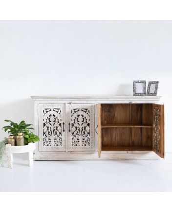 Handmade Wooden Carved sideboard