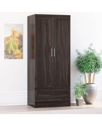 Handmade Anchorage Contemporary Solid Wood Wardrobe Clothing Almirah Cabinet Design Furniture