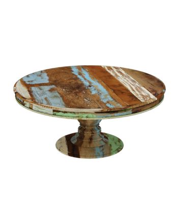 Handmade Rustic Solid Reclaimed Wooden Dining Table and Chair Set