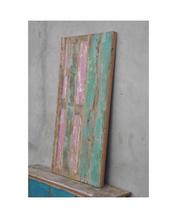 Handmade Rustic Solid Wooden Rectengle Table Top Furniture