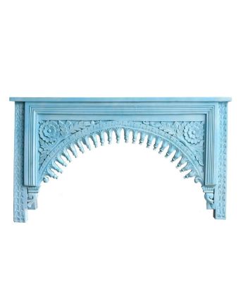 Handmade Carved Wooden Console Table