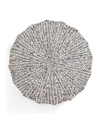 Handmade Mother of Pearl Floral Pattern Coffee Table