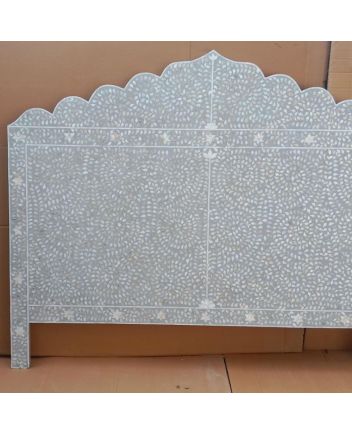 Handmade Mother Of Pearl Bed & Headboard Furniture