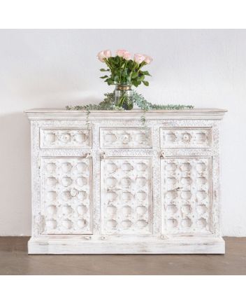 Handmade Wooden Carved sideboard