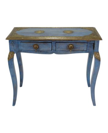 Handmade Carved Wooden Console Table