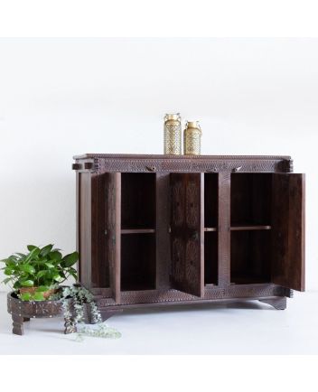 Handmade Wooden Carved sideboard