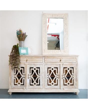 Handmade Wooden Carved sideboard