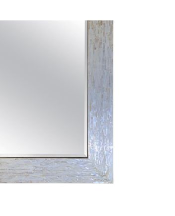 Handmade Mother of Pearl Modern Pattern Mirror Frame