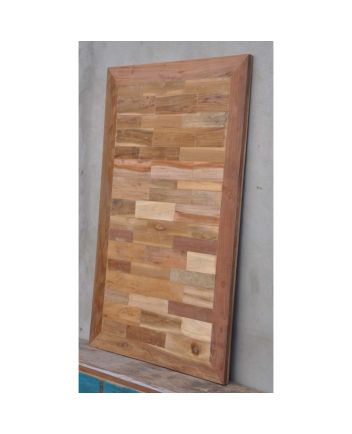 Handmade Rustic Solid Wooden Rectengle Table Top Furniture