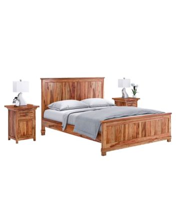 Solid Reclaimed Wooden Handmade Bed Headboard Furniture
