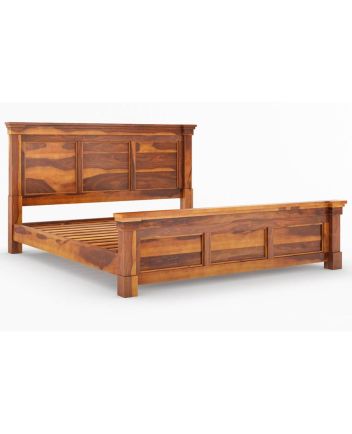 Solid Reclaimed Wooden Handmade Bed Headboard Furniture