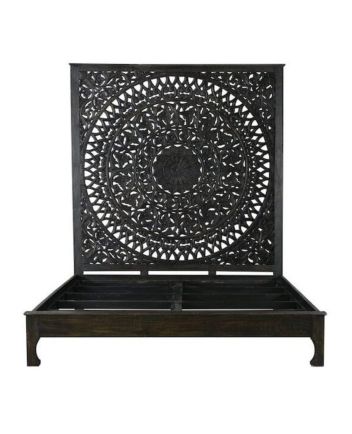 Solid Reclaimed Wooden Handmade Bed Headboard Furniture