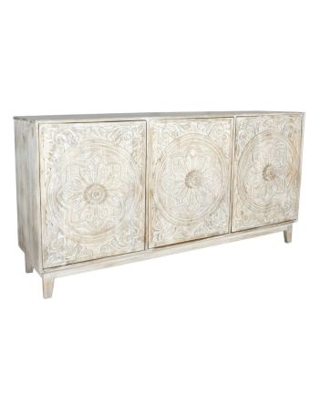 Handmade Wooden Carved sideboard