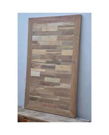 Handmade Rustic Solid Wooden Rectengle Table Top Furniture