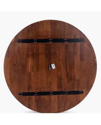 Handmade Rustic Solid Wooden Round Table Top Furniture