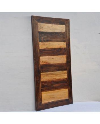 Handmade Rustic Solid Wooden Rectengle Table Top Furniture