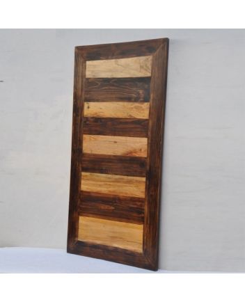 Handmade Rustic Solid Wooden Rectengle Table Top Furniture