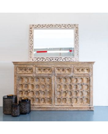 Handmade Wooden Carved sideboard