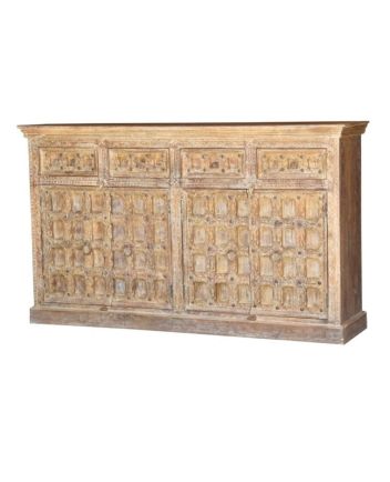 Handmade Wooden Carved sideboard