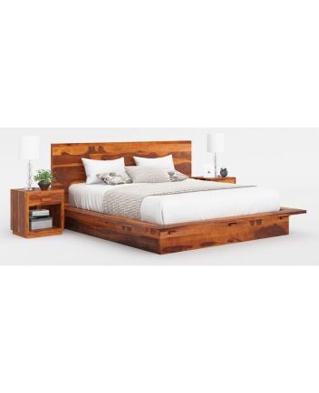 Solid Reclaimed Wooden Handmade Bed Headboard Furniture