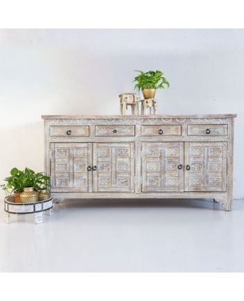 Handmade Wooden Carved sideboard