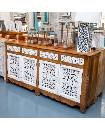 Handmade Wooden Carved sideboard