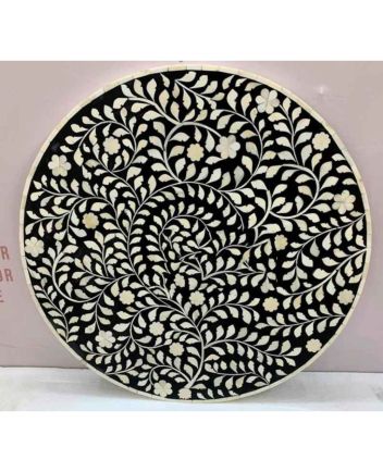 Handmade Bone Inlay Table Tops