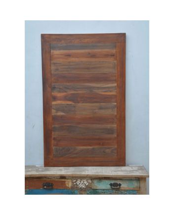 Handmade Rustic Solid Wooden Rectengle Table Top Furniture