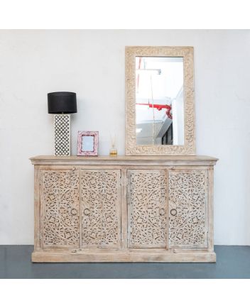 Handmade Wooden Carved sideboard