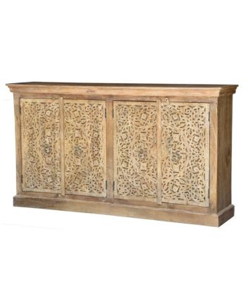Handmade Wooden Carved sideboard