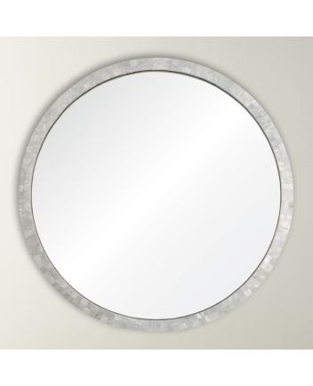 Handmade Mother of Pearl Modern Pattern Mirror Frame