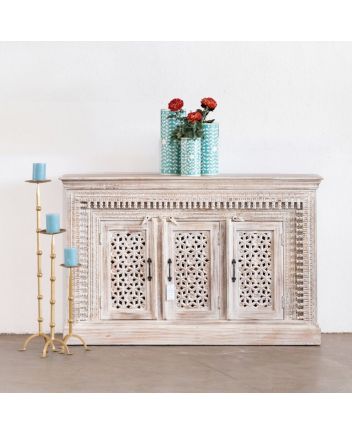 Handmade Wooden Carved sideboard
